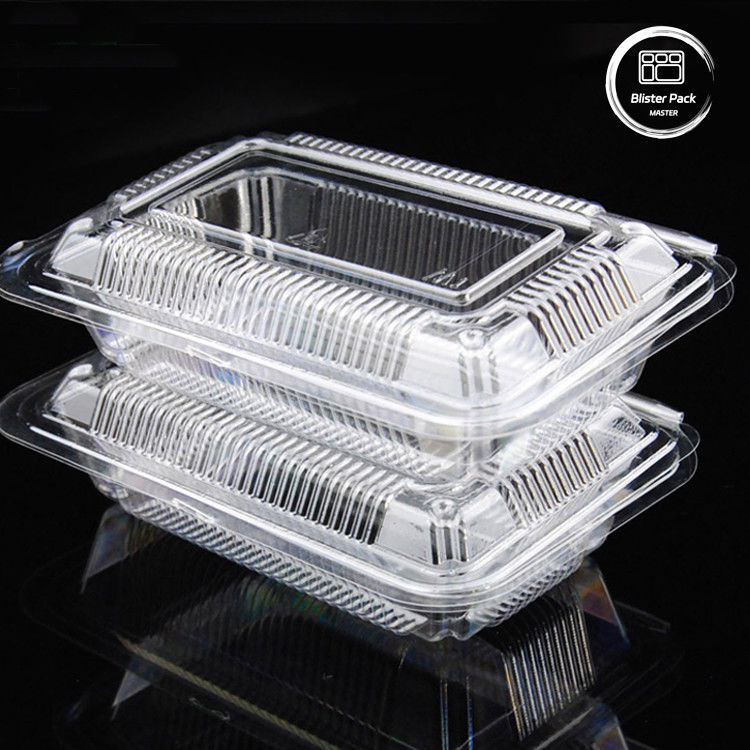 100% PLA Biodegradable Clamshell Containers Compostable Clear Hinged Boxes for Fruits and Vegetables (Wykorzystane do kompostowania, przezroczyste pudełka z zawiasami dla owoców i warzyw)