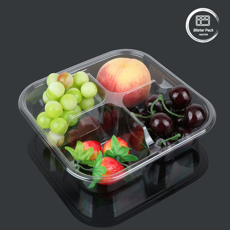 100% PLA Biodegradable Clamshell Containers Compostable Clear Hinged Boxes for Fruits and Vegetables (Wykorzystane do kompostowania, przezroczyste pudełka z zawiasami dla owoców i warzyw)