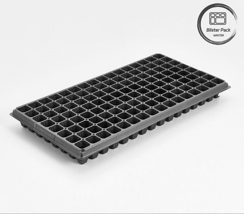 128 komórek PS plastikowe tacki do sadzenia warzyw 0,8 mm do 1,0 mm grubości tacki do kiełkowania roślin