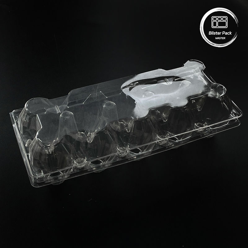 15 Szczeliny Przejrzyste jednorazowe plastikowe pęcherzyki do jajek Targowy zamówiony na zamówienie grubość 0,25 mm ~ 1,0 mm