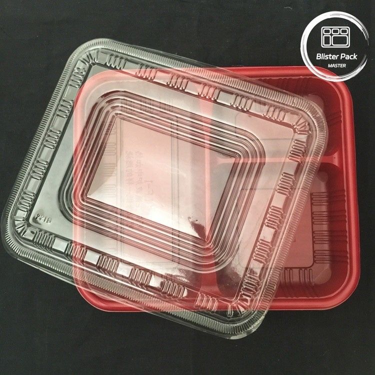 Ekologiczny 3 komórki Bento Box jednorazowy PP plastikowy mikrofalówka I lodówka sejf
