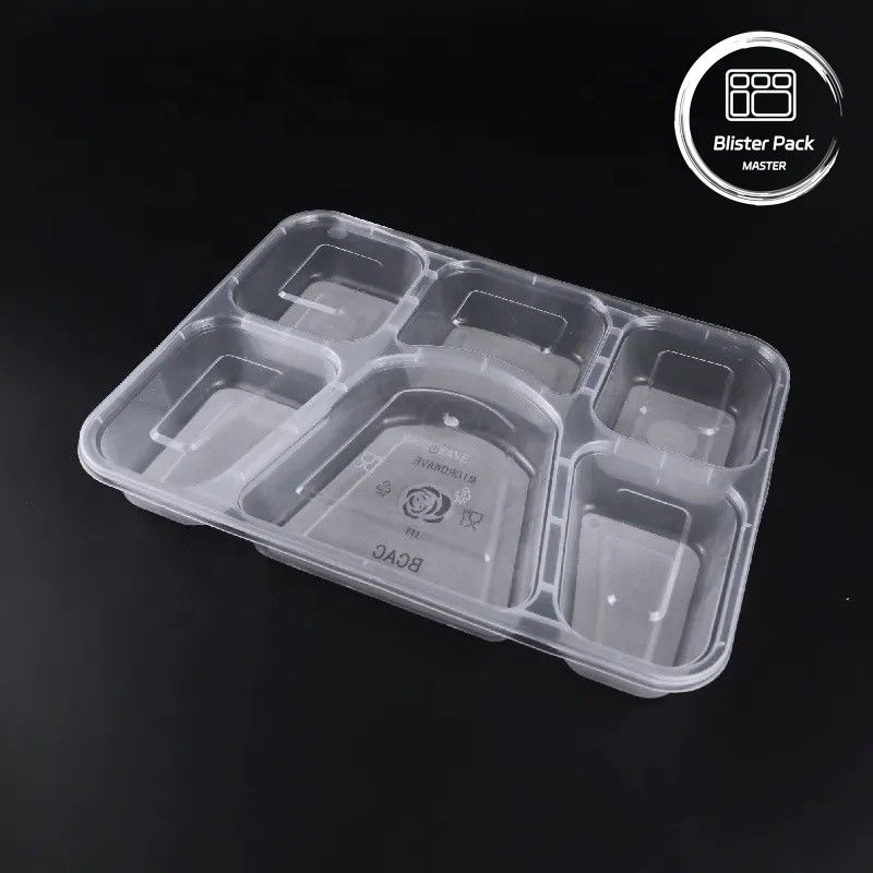 Plastikowe pudełka do wywozu z mikrofalówki z 2, 3, 4, 6 przedziałami