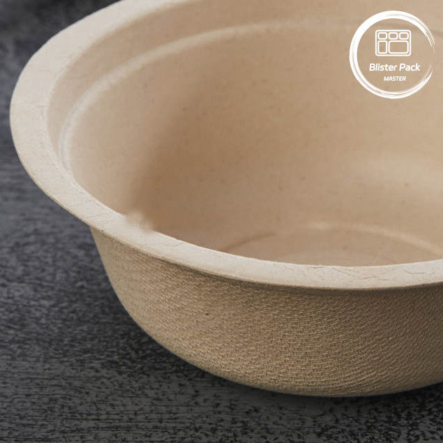 Bez PFAS biodegradowalny trzciny cukrowej Bagasse miski jednorazowe zupy i sałatki miski 8 oz do 32 oz