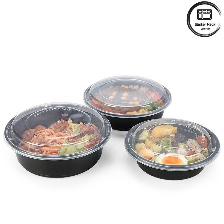Pojemniki na sałatki jednorazowe Bez BPA Bezciekłe Różne rozmiary 8oz 12oz 16oz 24oz 32oz