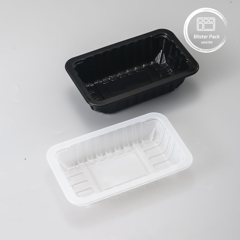 Zindywidualizowane plastikowe tacki do pakowania na próżnię z logo