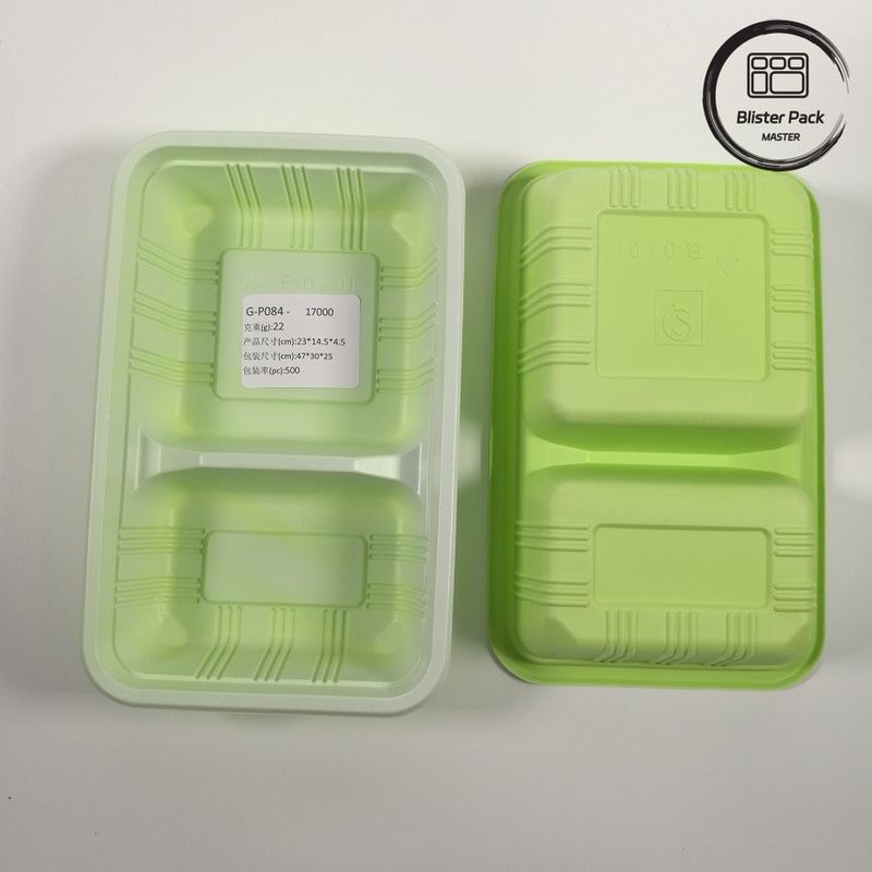 Niestandardowe 2-3-4 Kompact PP Gorąca żywność do jedzenia Bento Box Eco Friendly prostokątny