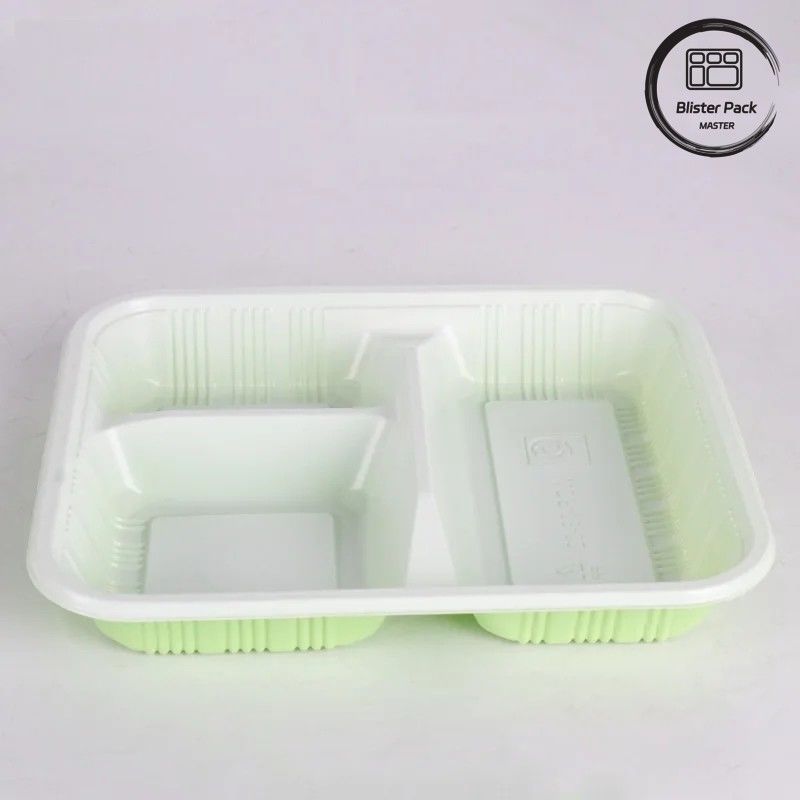 Niestandardowe 2-3-4 Kompact PP Gorąca żywność do jedzenia Bento Box Eco Friendly prostokątny