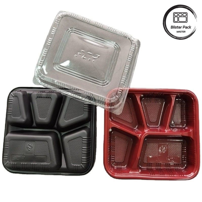 Niestandardowe 2-3-4 Kompact PP Gorąca żywność do jedzenia Bento Box Eco Friendly prostokątny