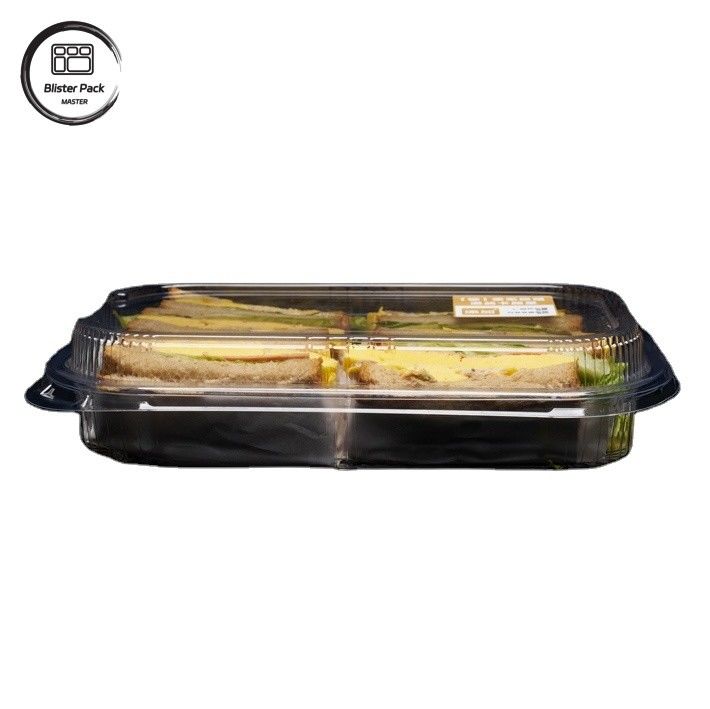 Zindywidualizowany przejrzysty PET Swiss Roll Cake Box do opakowań deserów i prezentów