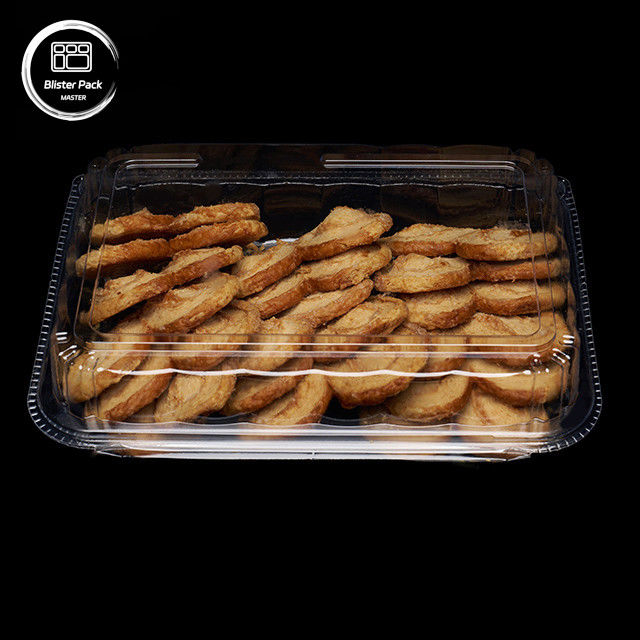 Zindywidualizowany przejrzysty PET Swiss Roll Cake Box do opakowań deserów i prezentów
