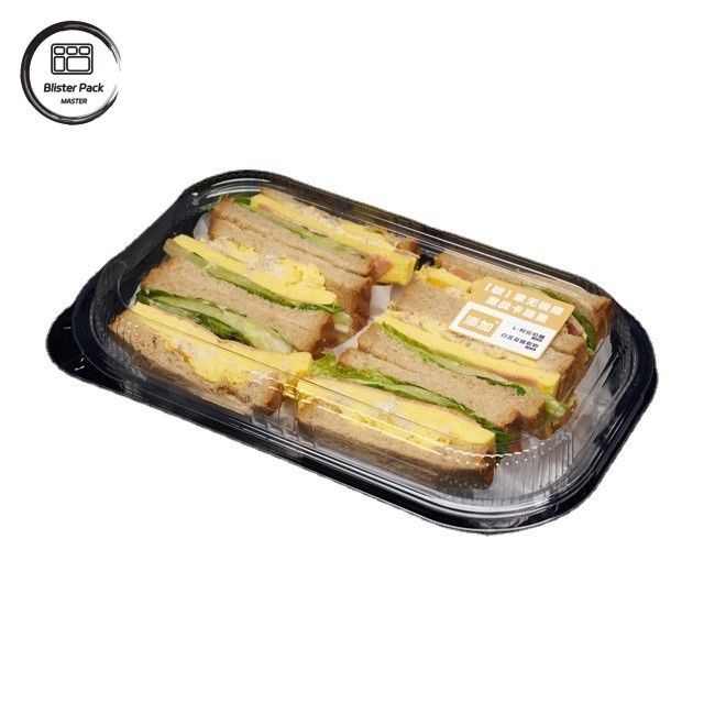 Zindywidualizowany przejrzysty PET Swiss Roll Cake Box do opakowań deserów i prezentów